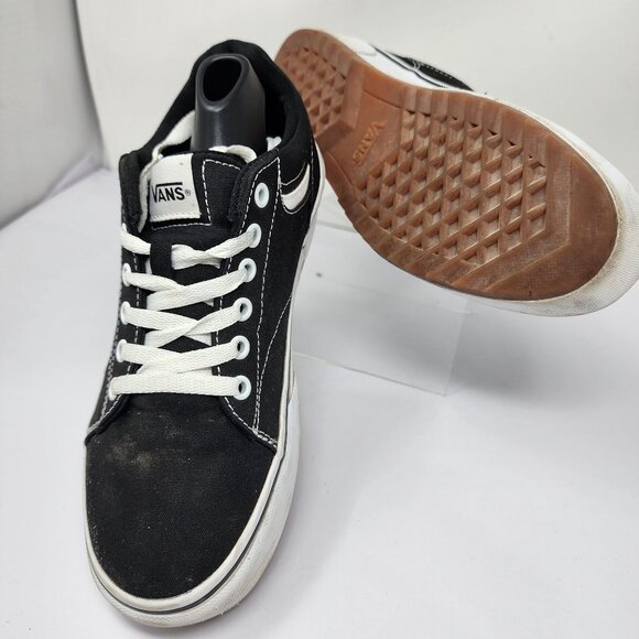 Vans Womens Size 8 Seldan Platform Low-Top Black Canvas Sneakers - Picture 12 of 12